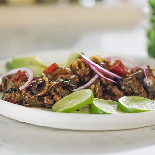 Tacos al pastor végétaliens à la courge musquée