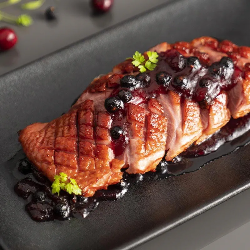 Juniper and Cranberry Glazed Duck Breasts - Recipe