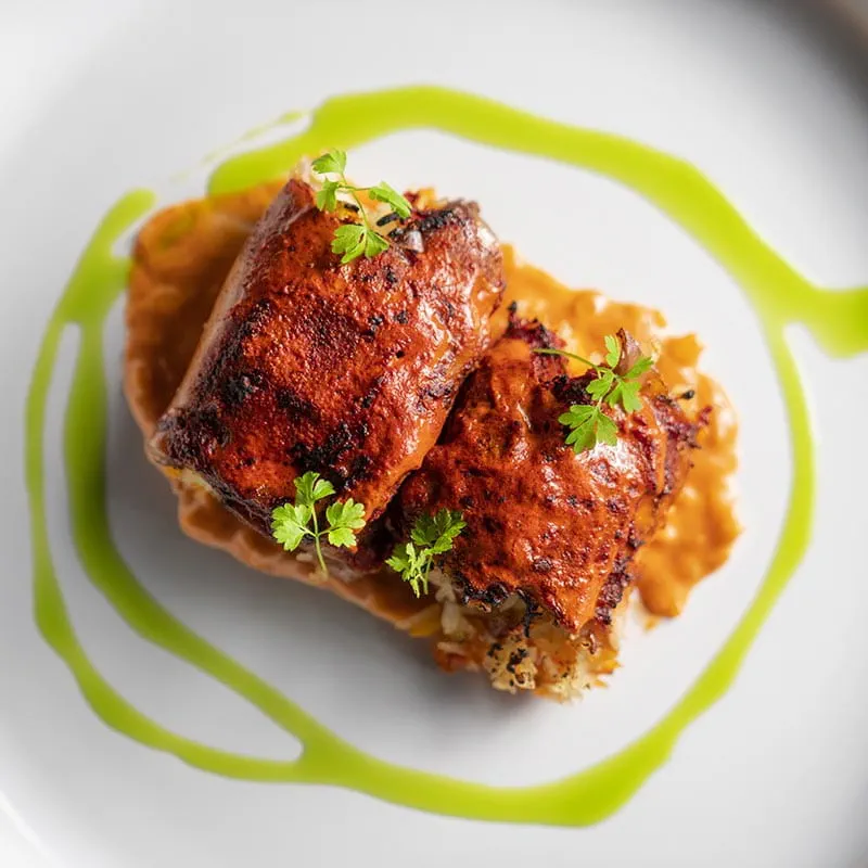 Stuffed Tandoori Chicken Thigh Ballotine - Recipe