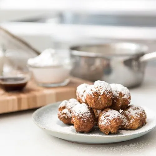 Biscuits boule de neige au lait de poule
