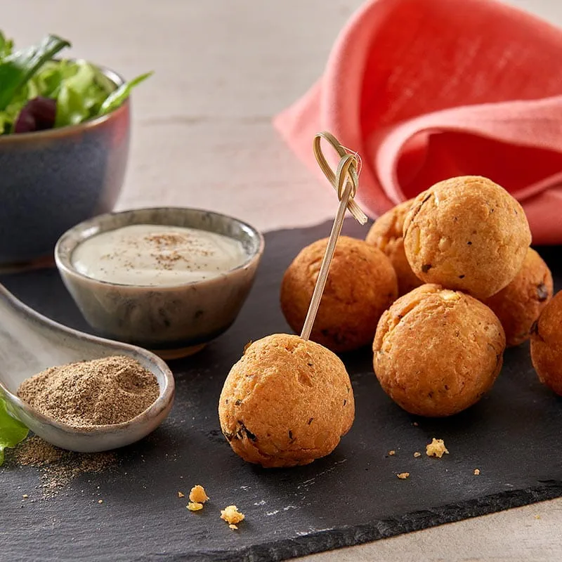 Falafel di ceci con salsa allo yogurt