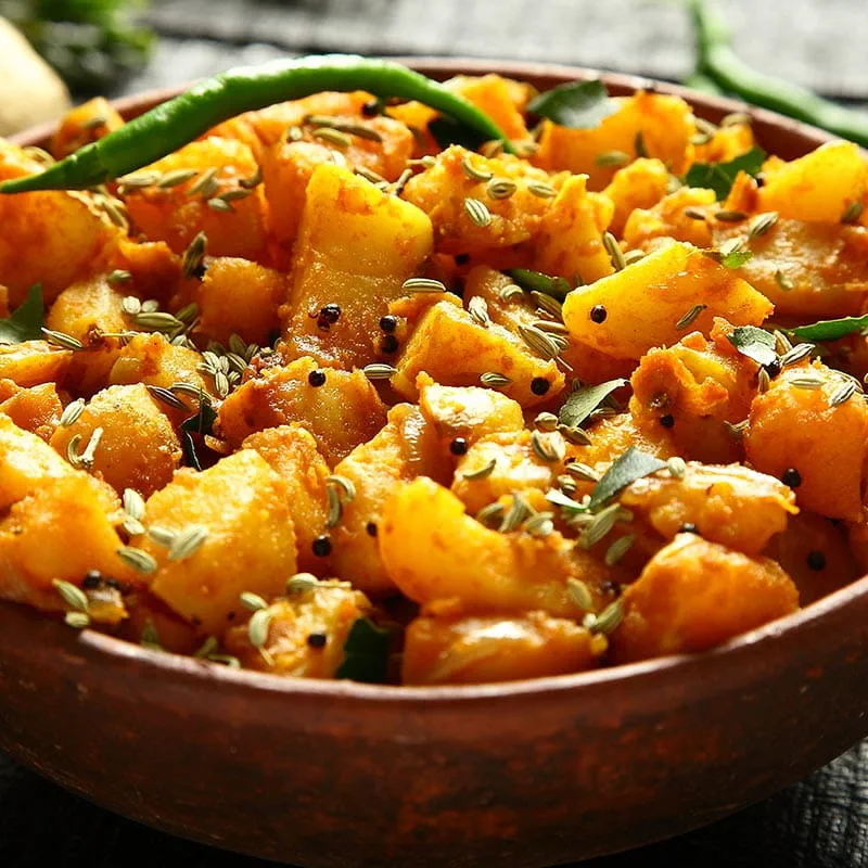 INSALATA DI PATATE AL CURRY