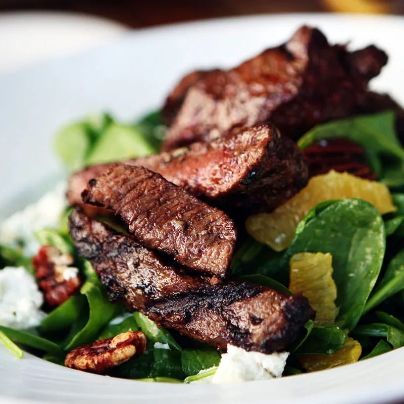 Carne de Vaca em Marinada de Citrinos e Ervas Aromáticas