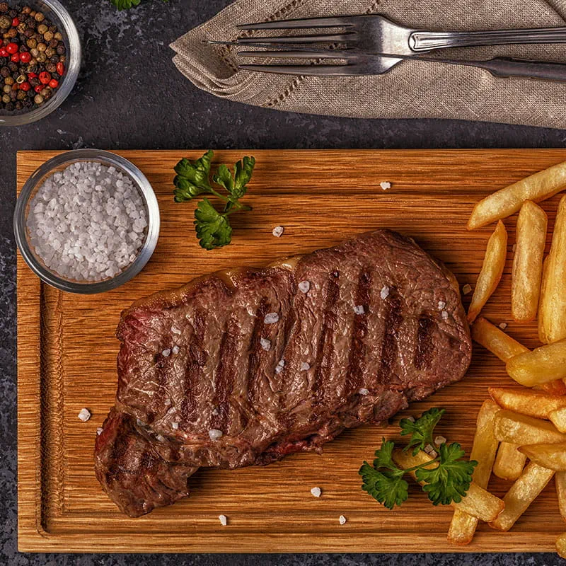 Clássico: Bife com Batatas Fritas