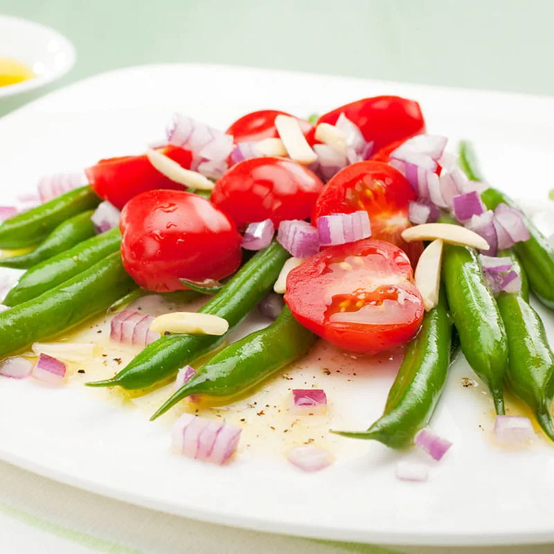 Feijão Verde e Tomate com Especiarias