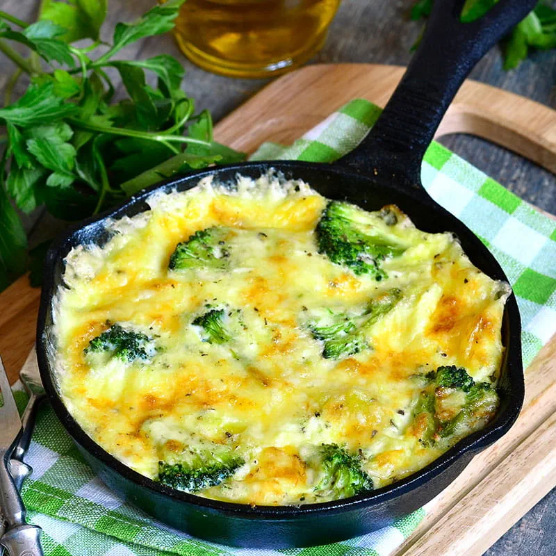 Fritada de Bróculos e Batata