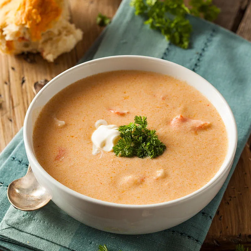 Sopa de Lagosta com Gengibre e Piripiri