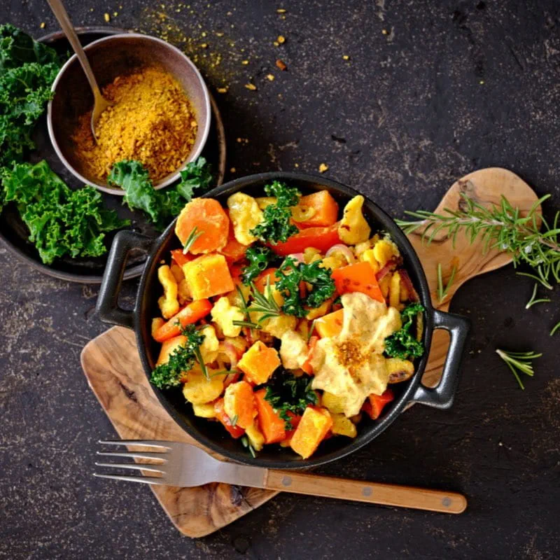 Poêlée de Knöpfli au curry