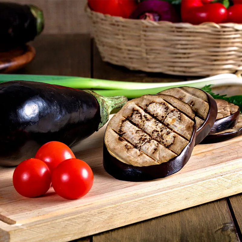 Aubergines en pâte