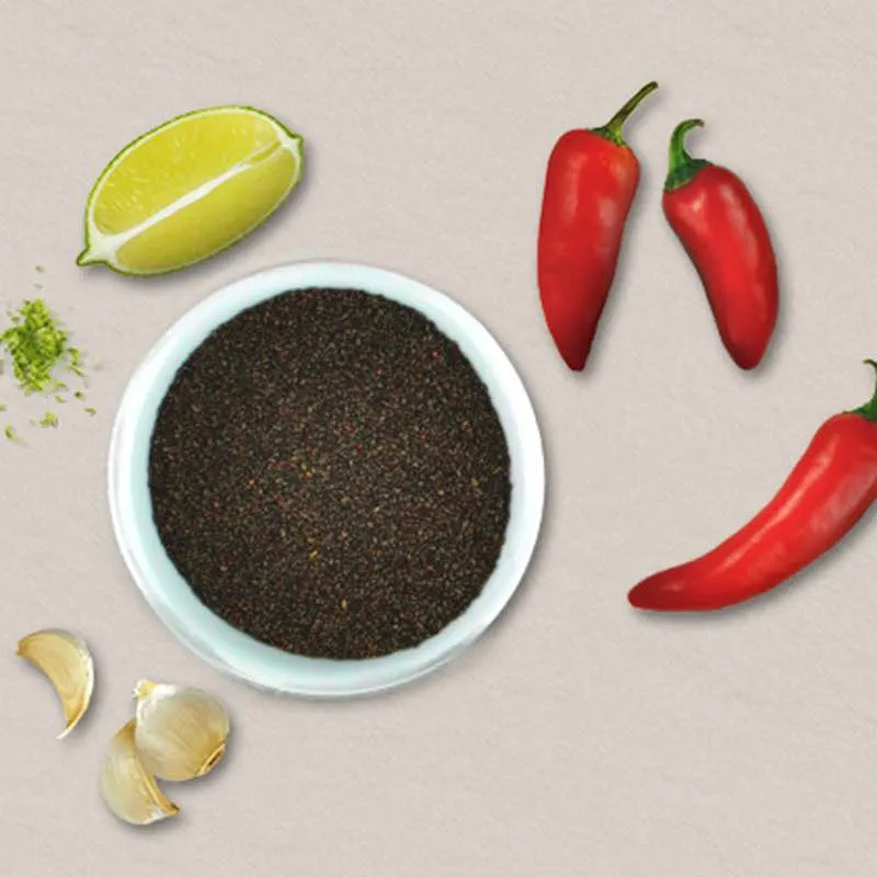 Chiasamenmischung mit Zitrus-, Chili- und Knoblauch