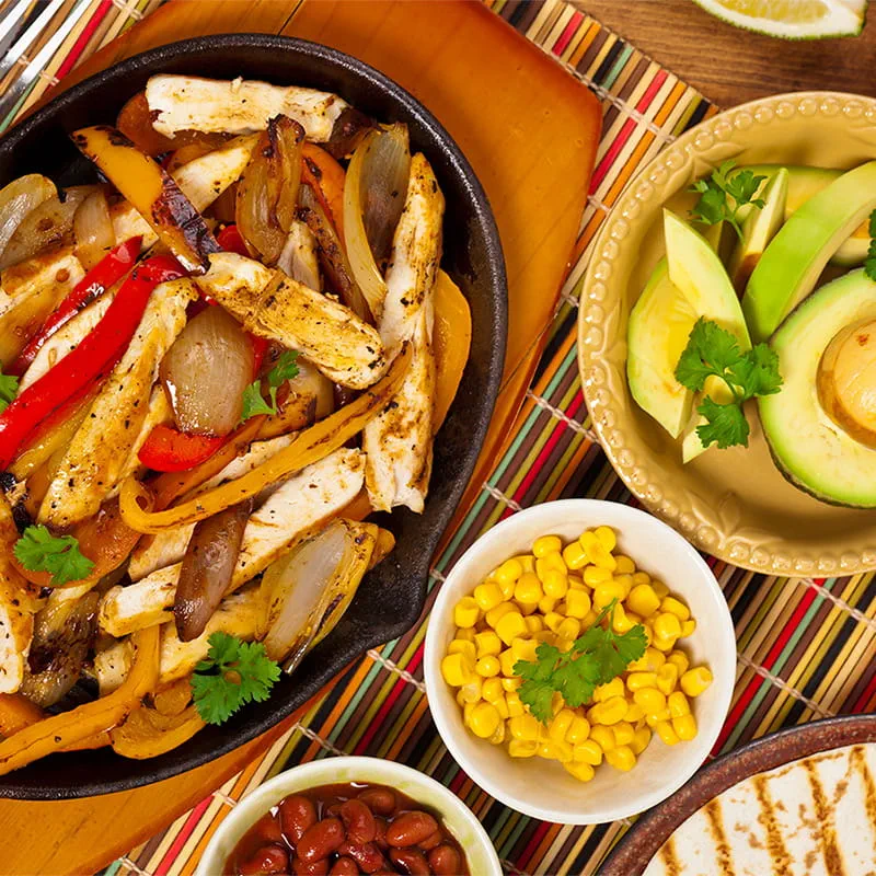 Fajitas de poulet