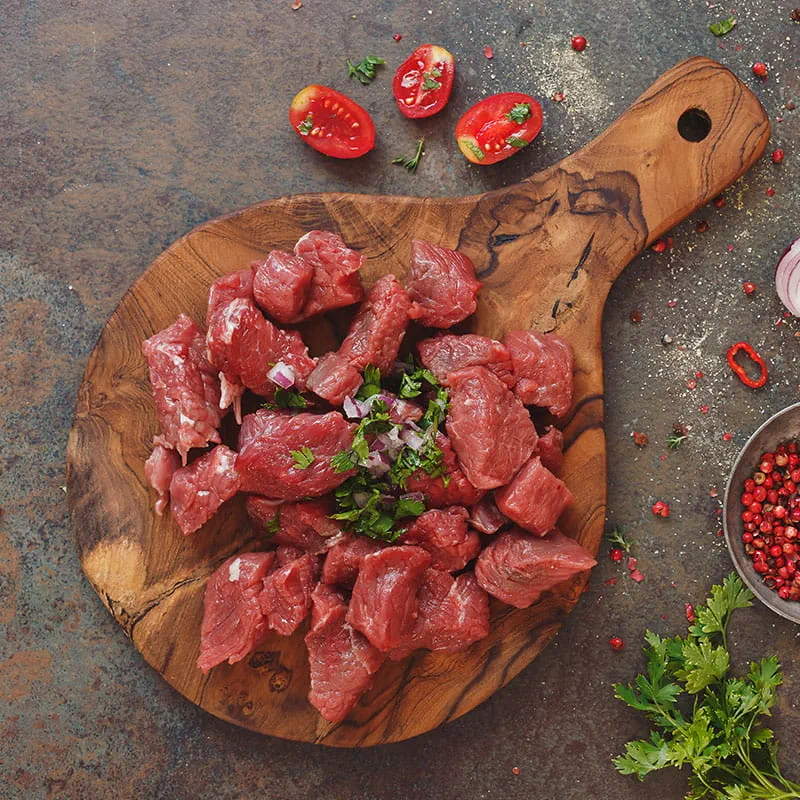 Wildgeschnetzeltes an Baumnuss Sauce