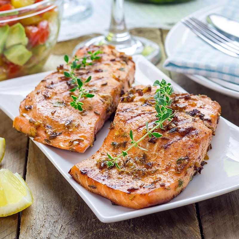 Oregano Lachs en Papillote