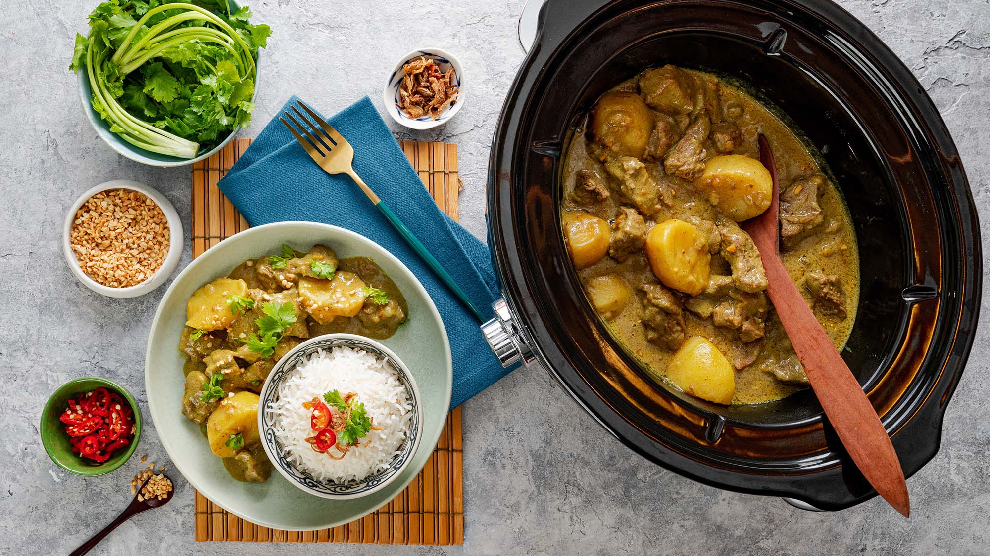 Slow Cooker Massaman Beef Curry Recipe