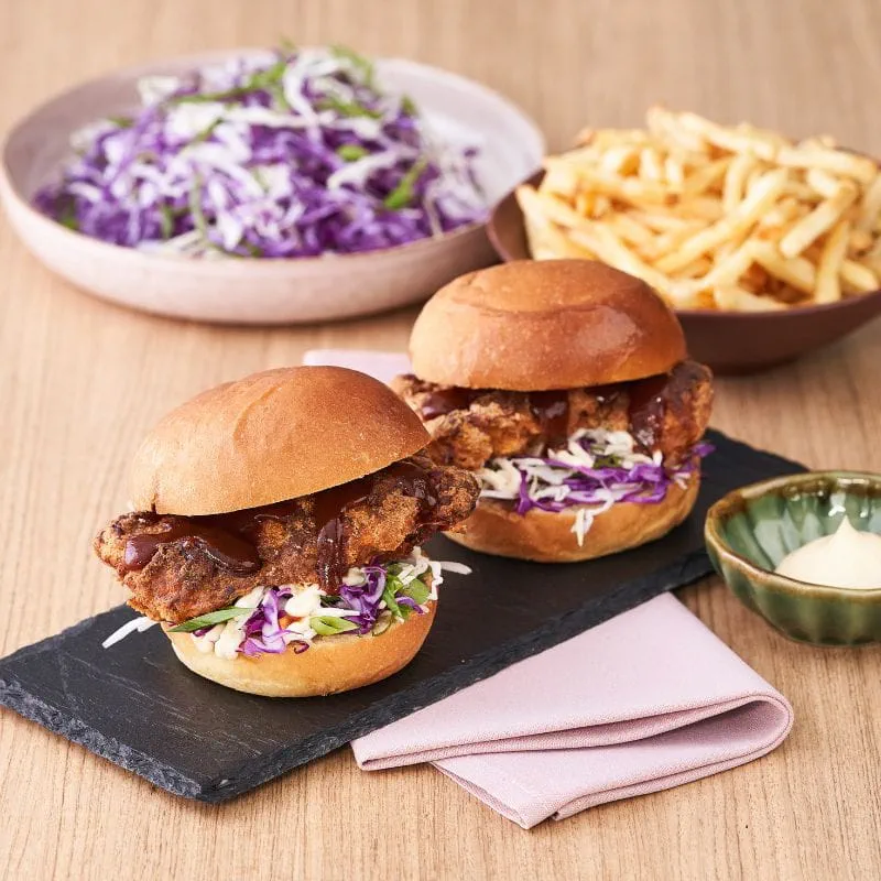 Korean Air Fryer Burgers Korean Air Fryer Burgers