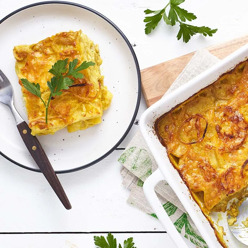 Curried Scalloped Potatoes Curried Scalloped Potatoes
