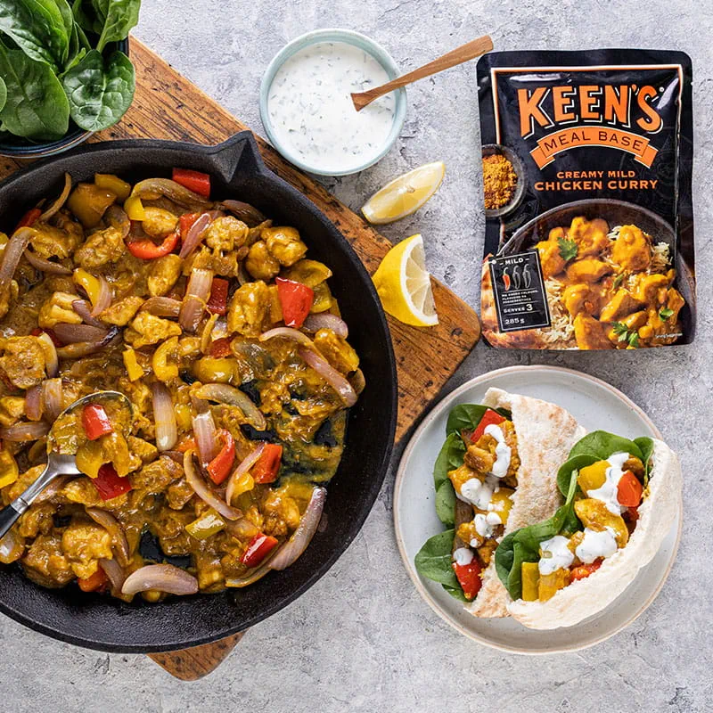 Chicken Curry Pita Pockets Chicken Curry Pita Pockets