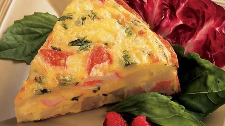 Cholula® Southwestern Crab Cheese Frittata