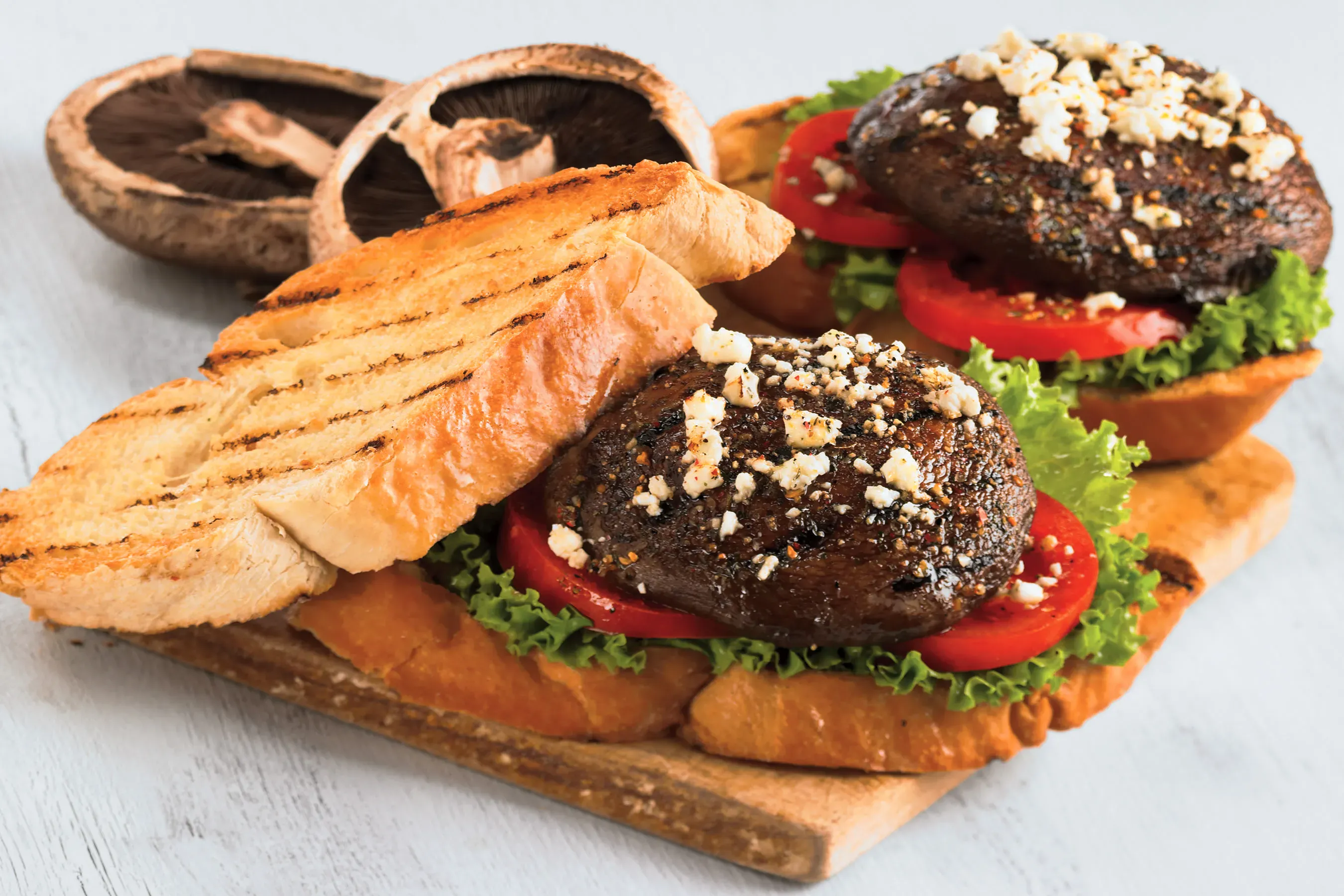 Grilled Portobello Mushroom Panini