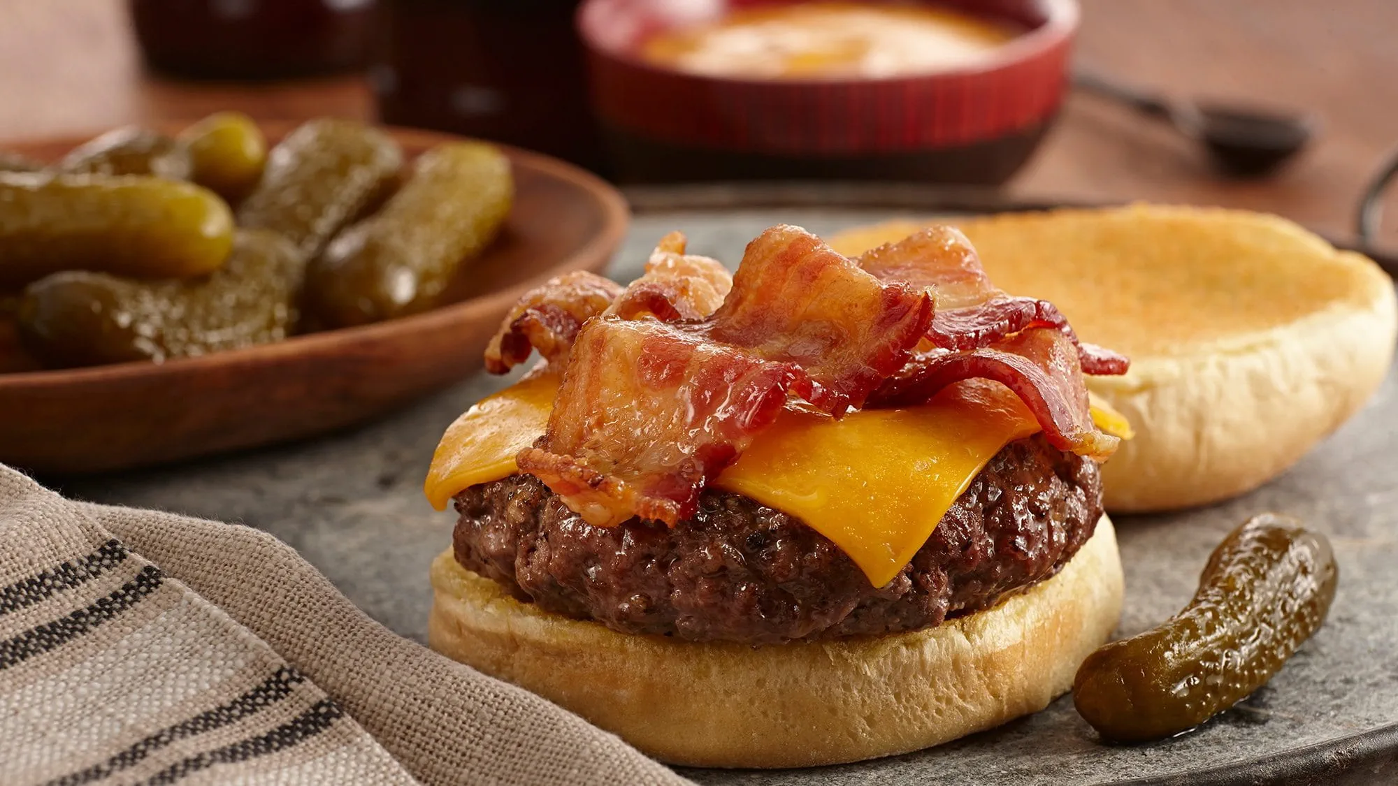 MONTREAL STEAK BACON CHEESEBURGERS