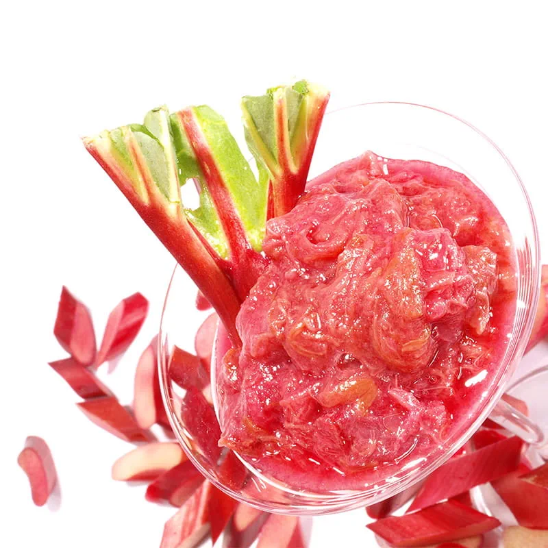 Rabarbercompote met rozijnen