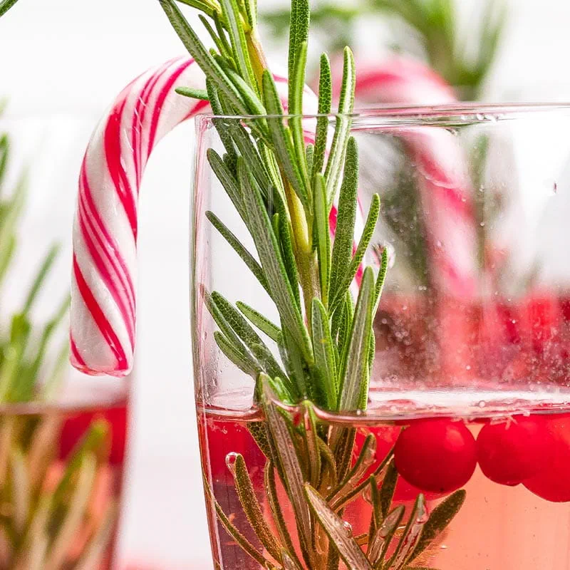 Winterse sangria met cranberry's