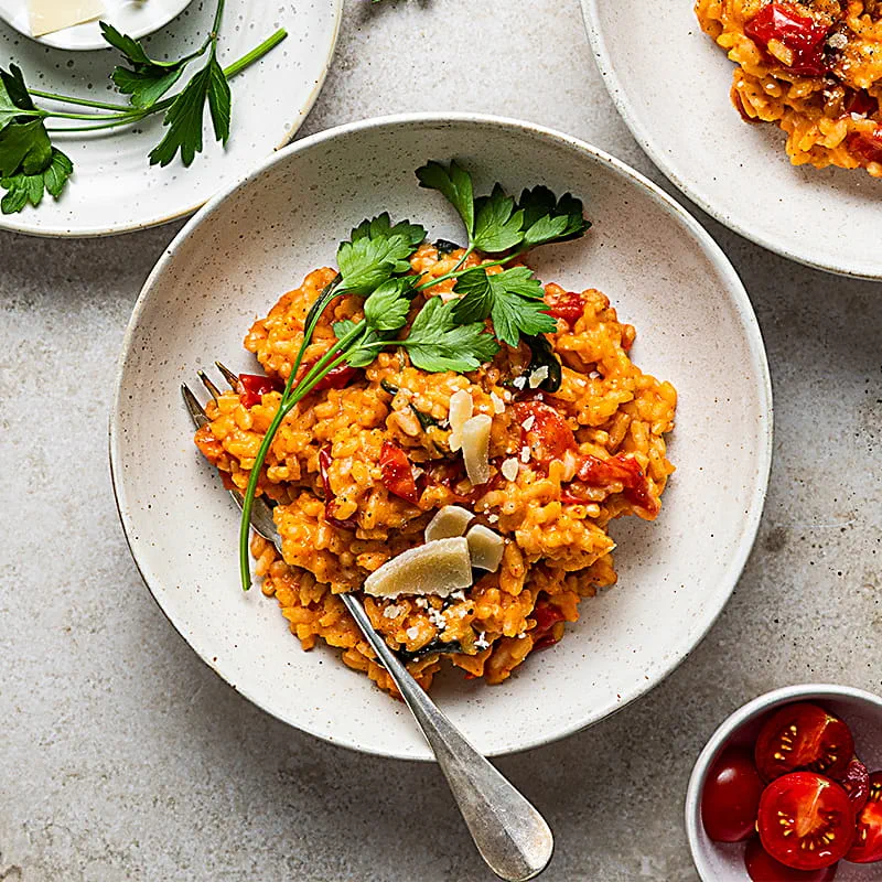 Rotes Curry-Risotto mit Tomaten | Thai Kitchen