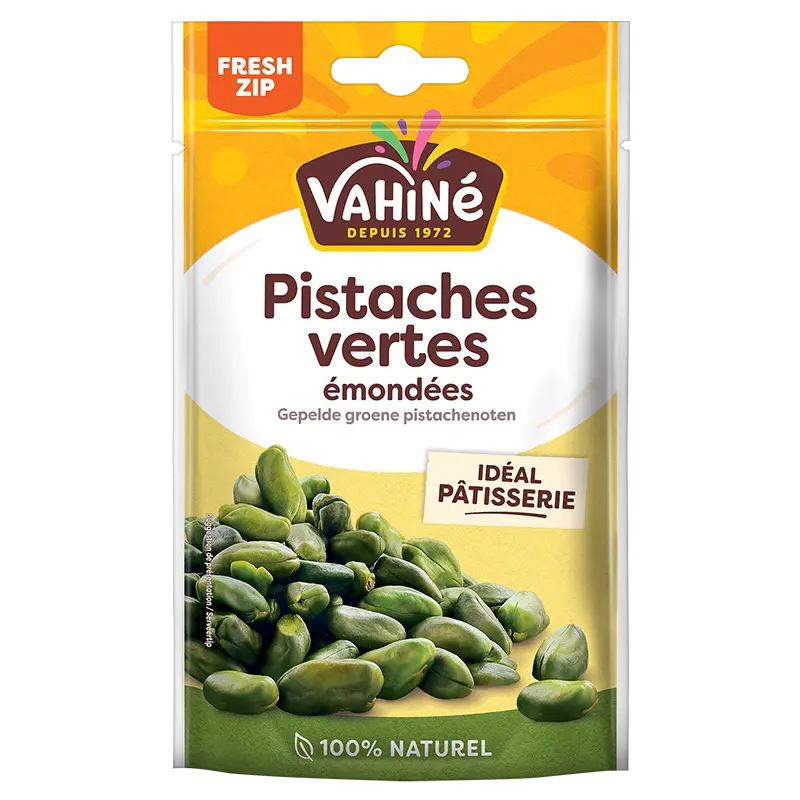pistaches vertes emondees