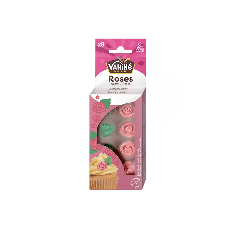 Roses en sucre