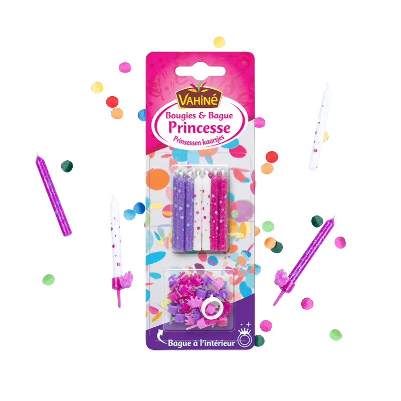 Bougies et Bague Princesses
