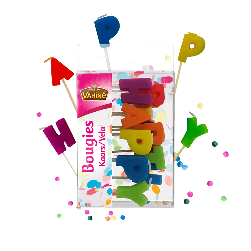 Kaarsjes Happy Birthday