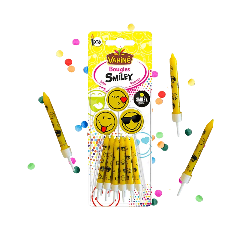Bougies smiley