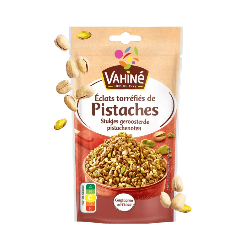 Stukjes gebrande pistachenoten