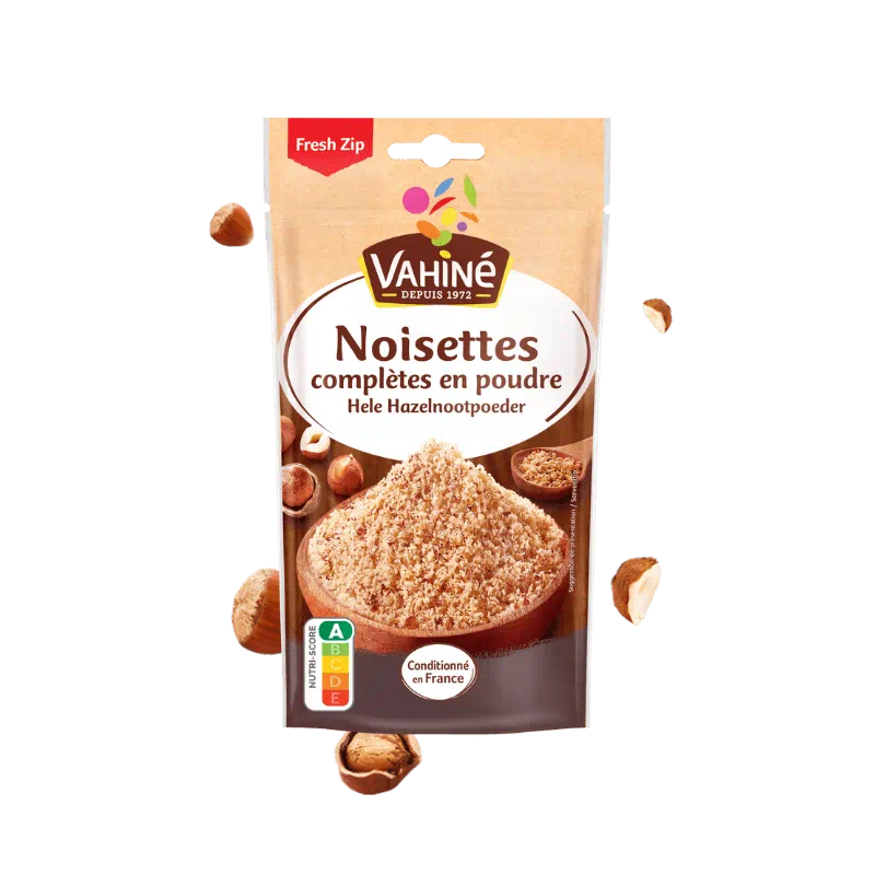 Noisettes completes en poudre
