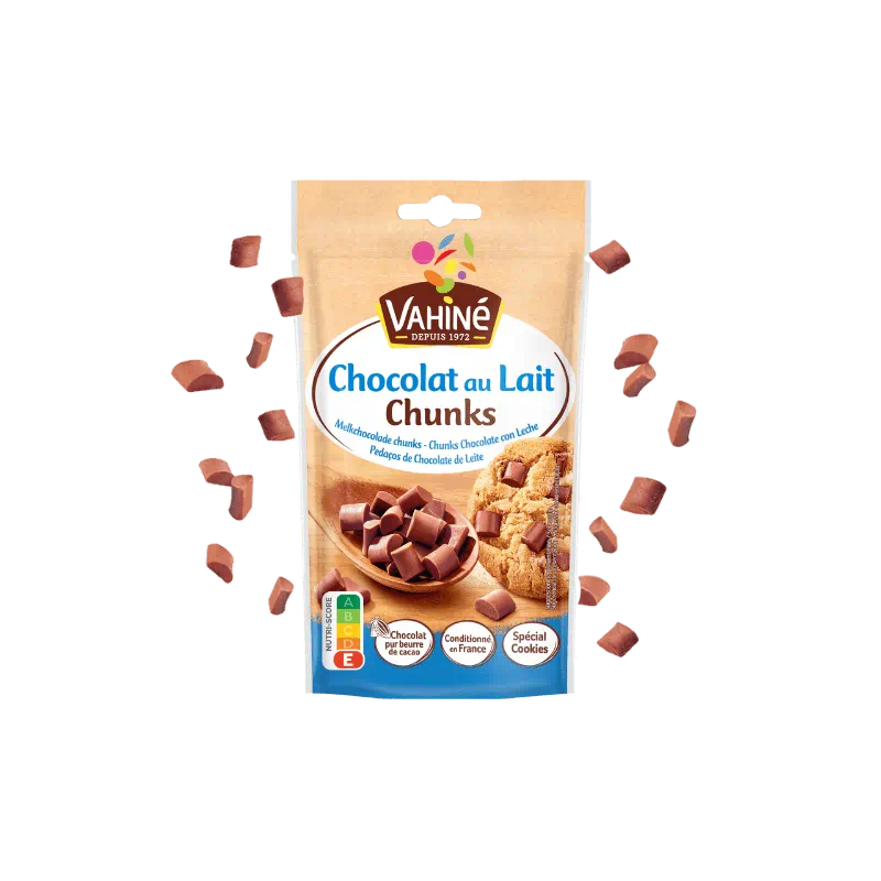 pepites chunks chocolat au lait