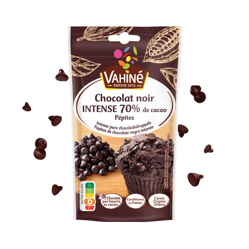 pepites chocolat noir 70 cacao