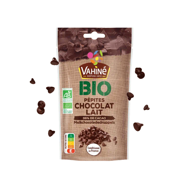 Pepites de chocolat au lait BIO