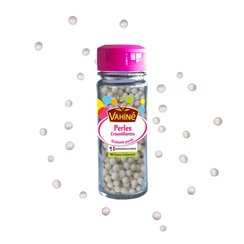 Perles croustillantes ivoire