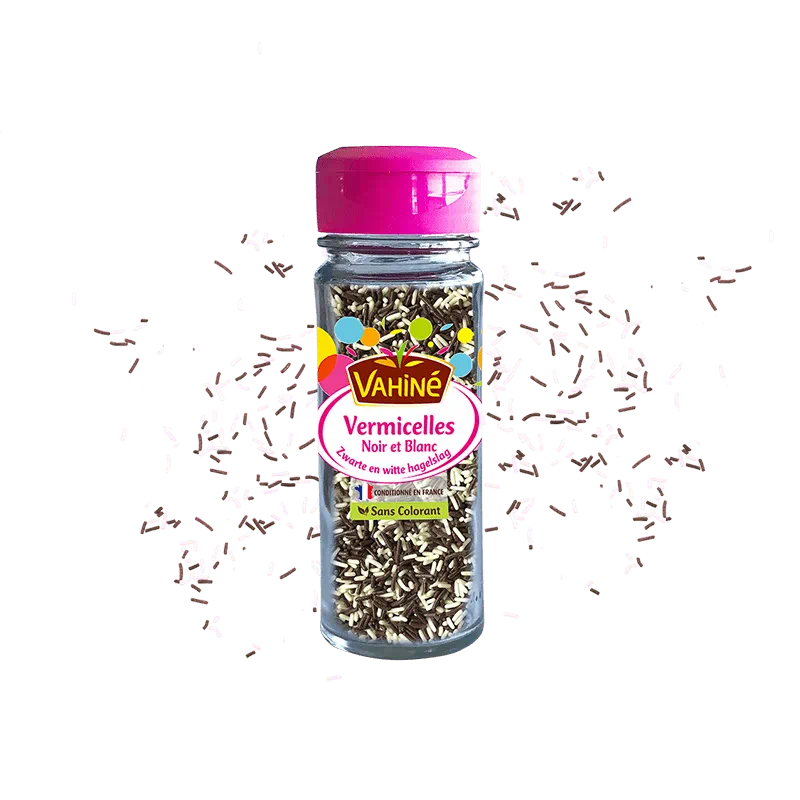 Hagelslagmix zwart en wit