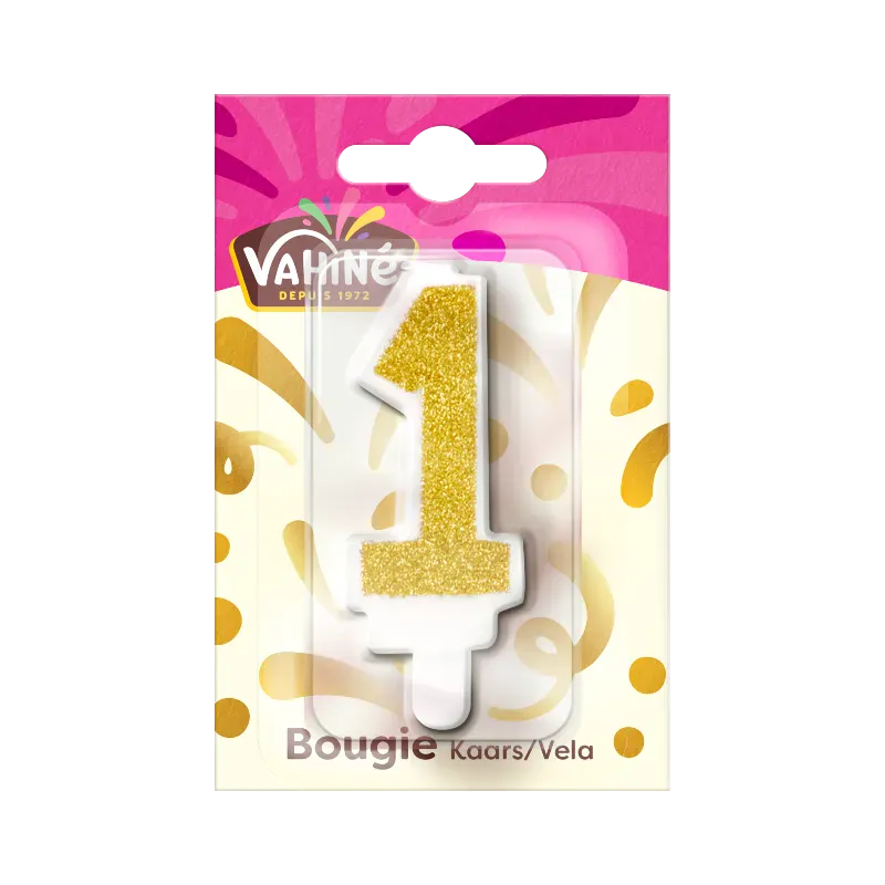 Bougie chiffre 0 a 9