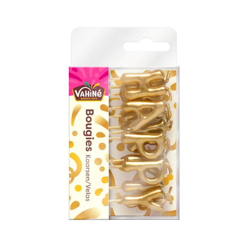 Bougies happy birthday