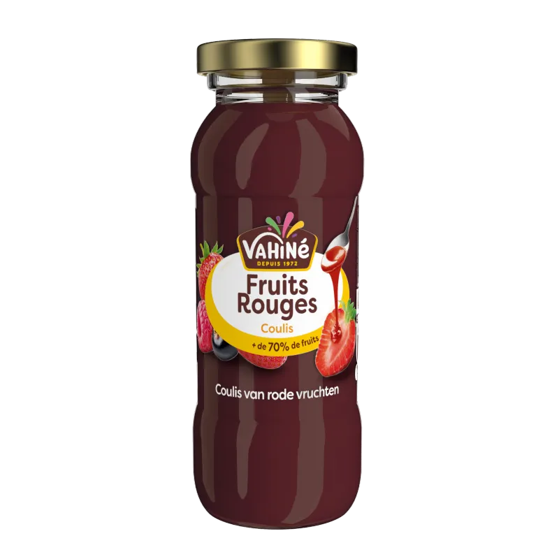 Coulis de fruits rouges