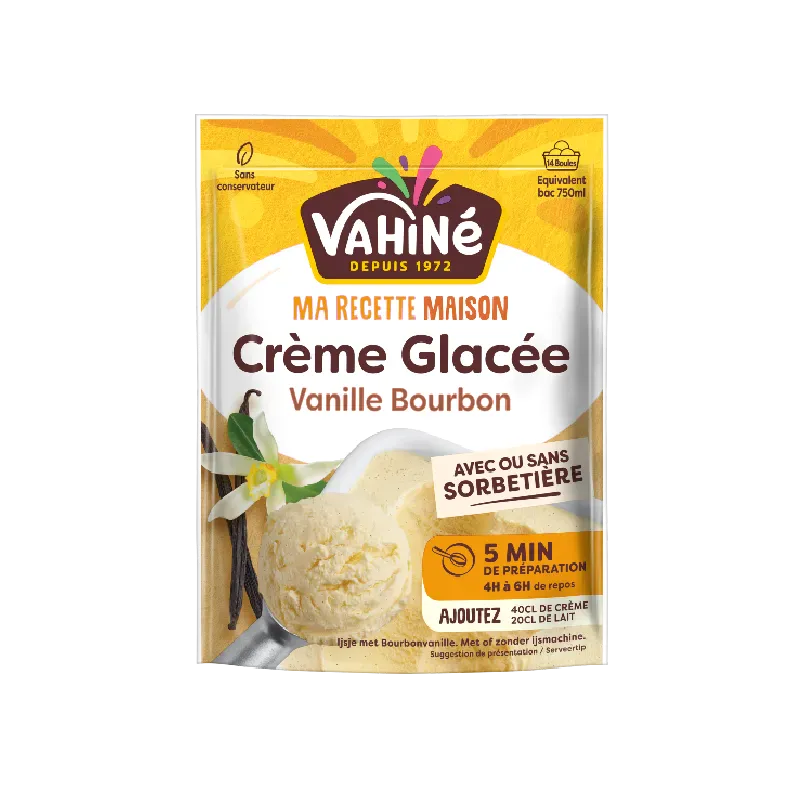 Préparation pour Crème Glacée à la Vanille Bourbon