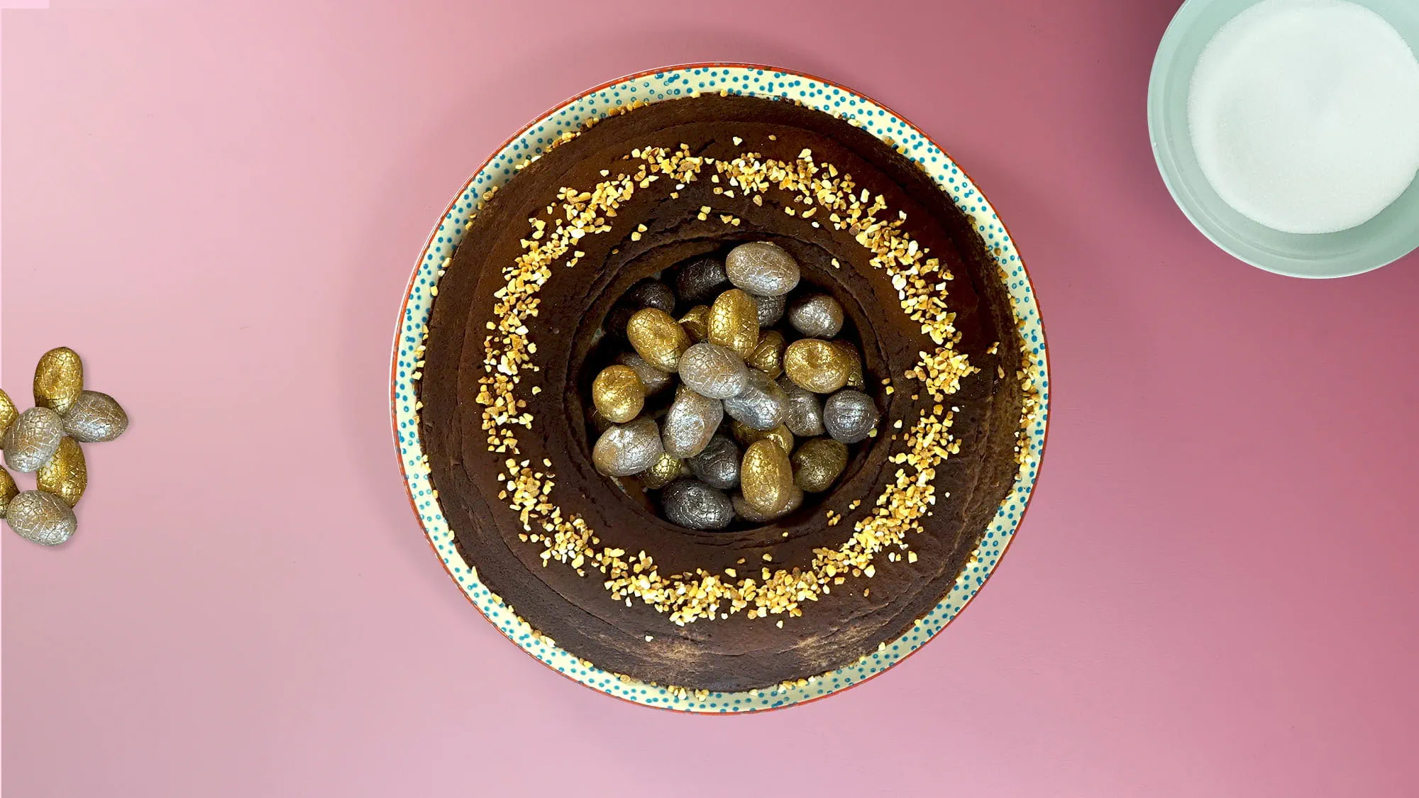 Couronne de Pâques au Chocolat