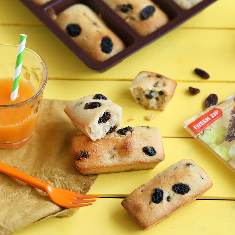 financiers aux raisins secs
